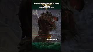 Divine Beast Dancing Lion vs. FaithStr Build  Elden Ring #shorts #gaming #eldenring