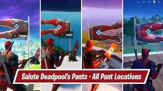 Salute Deadpools Pants - All Deadpool Pant Locations in Fortnite Chapter 2 Season 2