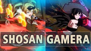 GBVSRShosan Zeta Crimson Bomber Vs Gamera Beatrix High Level Gameplay.