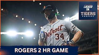 Jake Rogers Homers Twice & Jim Leyland Jersey Retirement