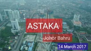 Progesss of the Tallest in Southern Malaysia - Astaka Johor Bahru as 14 March 2017