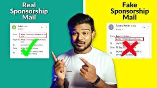 How to Know Sponsorship Email Real or Fake ?  Fake Sponsorship Email se Kaise bache