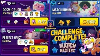 2 Solo Gem Grab+Blow Em Up 1450 Score Rainbow+Lightning Strike 800 Score Match Rumble