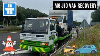 HEAVY VAN RECOVERY - M6 J10 SLIP ROAD - NATIONAL HIGHWAYS