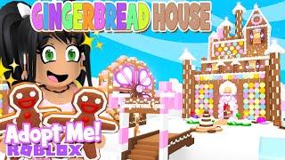 EPIC *GINGERBREAD HOUSE* Glitch Build  ADOPT ME Town Tour Roblox