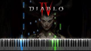 Halsey SUGA - Lilith Diablo IV Anthem Piano Tutorial