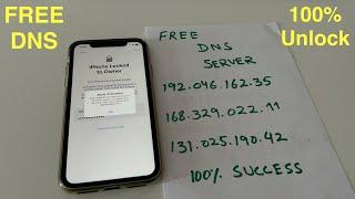 FREE DNS APPLE UNLOCK 2024 Remove icloud lock without owner Unlock activation lock forgot password