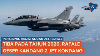 Jet Rafale Geser Hawk 100200 dan F-16 dari Kandangnya