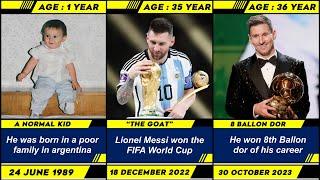 The Incredible Life Journey of Lionel Messi  From a kid to The GOAT