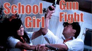 Japanese School Girl Gun Fight  Battle Royale Fan Film