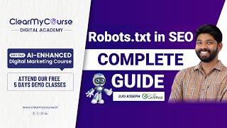 SEO Tutorial for Beginners Malayalam Class -15  What is Robots.txt