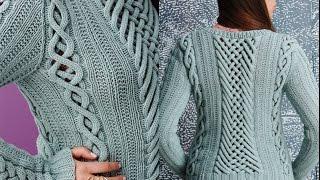 #8 Fretwork Pullover Vogue Knitting Fall 2014