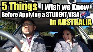 5 Things I Wish We Knew Before Applying a Student Visa in Australia