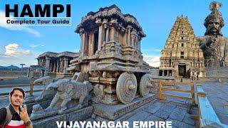 Hampi Karnataka  Hampi Tourist Places  Hampi Travel Guide Vlog  Vijayanagar Empire  Hampi Part 1