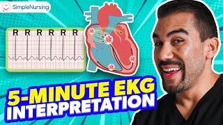 5 minute EKGECG Interpretation for NCLEX-RN - Simplenursing