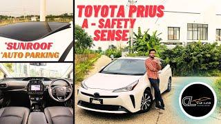 Toyota Prius A Safety Sense Bangla review & Price  Sunroof Auto parking  safety Sense HUD