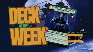 MY DECK OF THE WEEK UPDATED EMPEROR PALPATINE CUNNING - A Star Wars Unlimited Deck Profile SWU