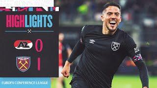 AZ Alkmaar 0-1 West Ham  Hammers Reach European Final  UEFA Europa Conference League Highlights