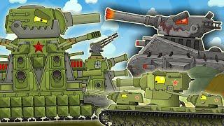 ВСЕ КЛИПЫ  КВ-44М vs Левиафан vs КВ-6  - Мультики про танки