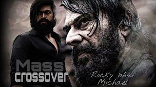 KGF chapter 2 crossover  Bheeshma parvam vs KGF  Mammootty  Yash  Kgf 2 promotion l Promo video