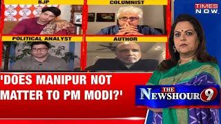 Panelist Condemns PM Modis Silence on Manipur Questions if the State Matters to Him  Newshour