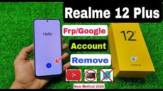 Realme 12 Plus Google Account Bypass Android 14  Realme rmx3867 Frp Unlock Without Pc 