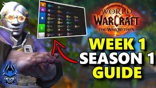 The BEST Ways To Gear Out Week 1 TankDPSHeals Tier Lists & MORE World of Warcraft NEWS