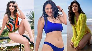 Mrunal Thakur Hot Photoshoot Looks Compilation  Actress Mrunal Thakur Latest Fashion Shoot Video