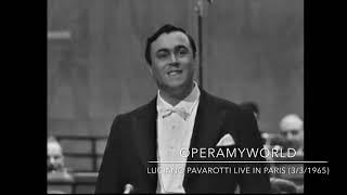 Великий итальянский тенор Лучано Паваротти поёт арию Рудольфа из оперы Джакомо Пуччини Богема