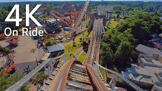 4K-On Ride The Wild One Coaster - POV - Six Flags America