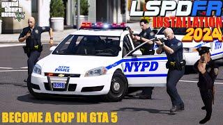 How To Install LSPDFR 0.4.9  Become A Police Officer  2024  #gta5lspdfr #lspdfrtutorials #lspdfr