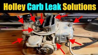 Common Holley Carb Leak Solutions  Holley Carburetor Tuning Secrets 