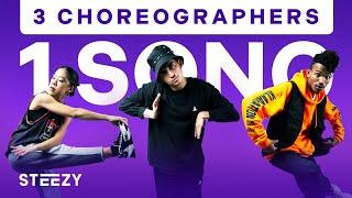 3 Dancers Choreograph To The Same Song – Ft. Jason Rodelo Taryn Cheng & Dom Johnson  STEEZY.CO