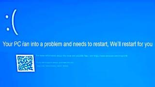 Windows 10 8 boot Failed  Your PC ran into a problem and needs to restart Will restart for you