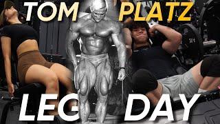 TOM PLATZ LEG DAY WITH GIRL I MET ON OMEGLE