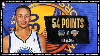 Steph Drains 11 Triples & 54 PTS At The Garden  #NBATogetherLive Classic Game