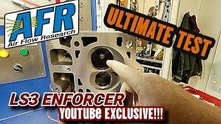 AFR LS3 ENFORCER Head YouTube Exclusive TEST FlowtestDyno DragStrip Throwdown Series