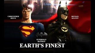 SupermanBatmanEARTHS FINEST Movie 68mins Christopher Reeve Michael Keaton