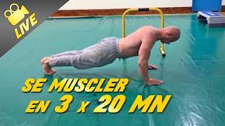 Comment être musclé à la maison en 3 × 20 minutes par semaine?