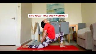 LIVE YOGA CLASS  FULL BODY WORKOUT  LOOSE BELLY FAT  MORNING ROUTINE