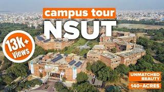 Netaji Subhas University of Technology Campus Tour  140+ acres  During Covid  NSIT  NSUT  DU