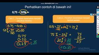 PENGURANGAN BERBAGAI BENTUK PECAHAN