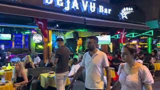  Only +18  Alanyas Hottest Hangout Alanya Bar Street Adventure 2023【4K】