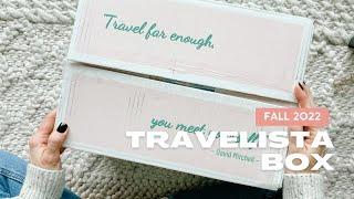 Travelista Box Unboxing Fall 2022 Travel Subscription Box