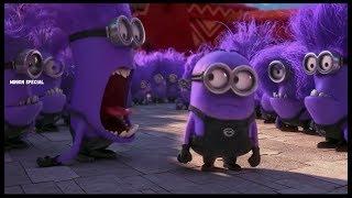 The Purple Minion Attacks scene - Despicable Me 2  2013 