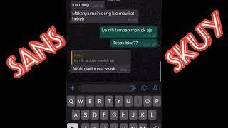 PRANK TEXT.. PAP TT CEWE SEMOK + DIAJAK MAIN KE KOSAN