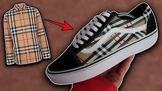 CUSTOM BURBERRY VANS