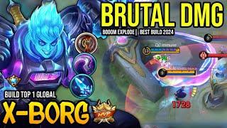 XBORG BEST BUILD 2024  BUILD TOP GLOBAL XBORG GAMEPLAY  MOBILE LEGENDS