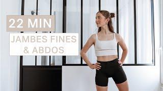 22 MIN JAMBES FINES ET ABDOS DESSINES - corps tonique Pilates