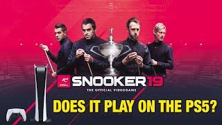 CAN YOU PLAY SNOOKER 19 ON THE PS5?  Does it run better?  Snooker 19 PS5 Gameplay 4K60 FPS